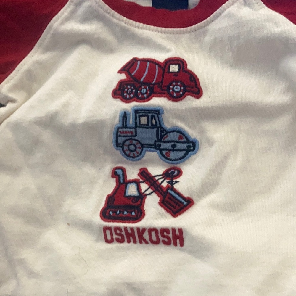 Long sleeved osh kosh tee 12 months